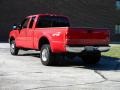 2000 Red Ford F350 Super Duty Lariat Extended Cab 4x4 Dually  photo #9