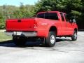 2000 Red Ford F350 Super Duty Lariat Extended Cab 4x4 Dually  photo #12
