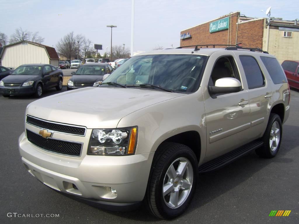 2007 Tahoe LT 4x4 - Gold Mist Metallic / Ebony photo #1