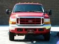 2000 Red Ford F350 Super Duty Lariat Extended Cab 4x4 Dually  photo #20