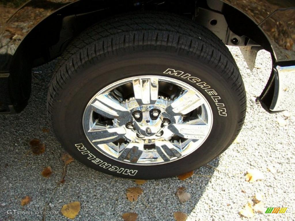 2010 F150 XLT SuperCrew - Tuxedo Black / Medium Stone photo #7