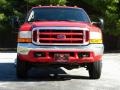 2000 Red Ford F350 Super Duty Lariat Extended Cab 4x4 Dually  photo #35