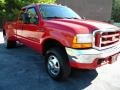 2000 Red Ford F350 Super Duty Lariat Extended Cab 4x4 Dually  photo #36