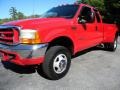 2000 Red Ford F350 Super Duty Lariat Extended Cab 4x4 Dually  photo #37