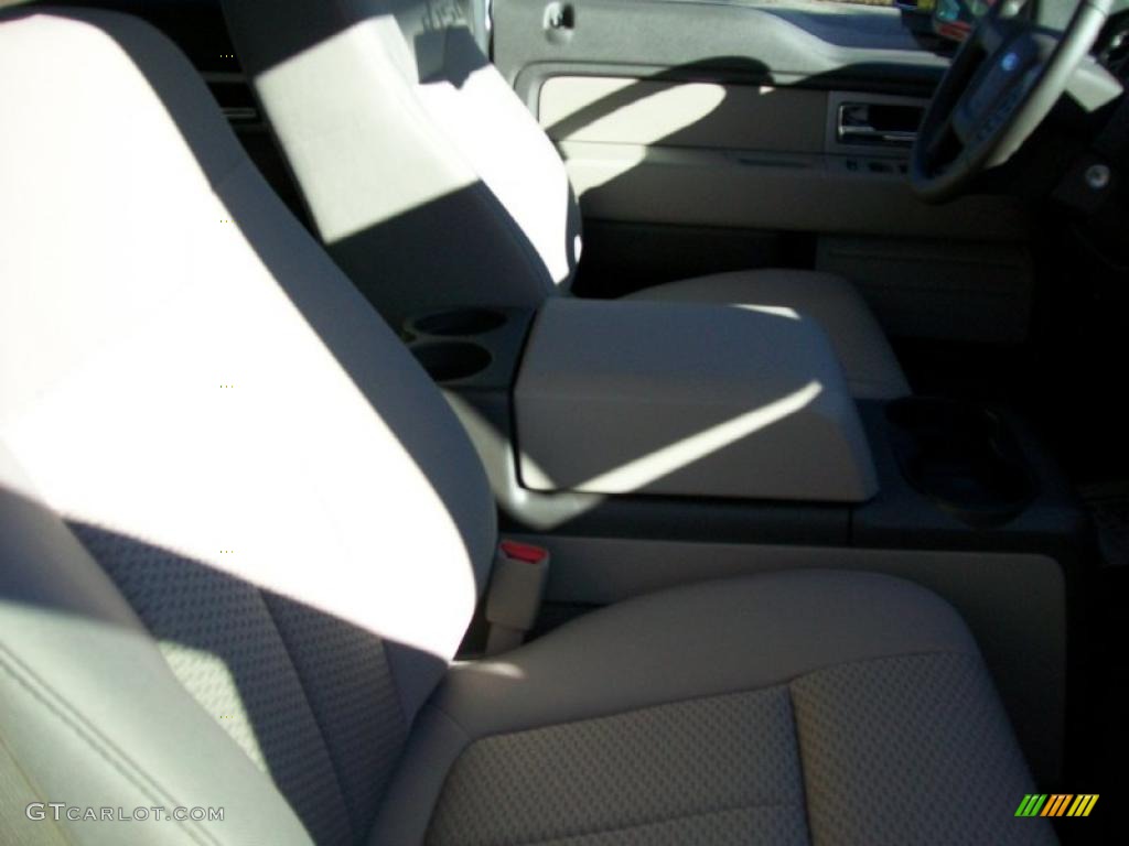 2010 F150 XLT SuperCrew - Ingot Silver Metallic / Medium Stone photo #6