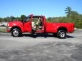 2000 Red Ford F350 Super Duty Lariat Extended Cab 4x4 Dually  photo #40