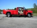 2000 Red Ford F350 Super Duty Lariat Extended Cab 4x4 Dually  photo #42