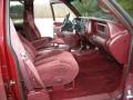  1997 Sierra 3500 SLE Crew Cab 4x4 Dually Red Interior