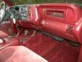 1997 GMC Sierra 3500 Red Interior Dashboard Photo