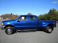 1999 Royal Blue Metallic Ford F350 Super Duty XLT Crew Cab 4x4 Dually  photo #5