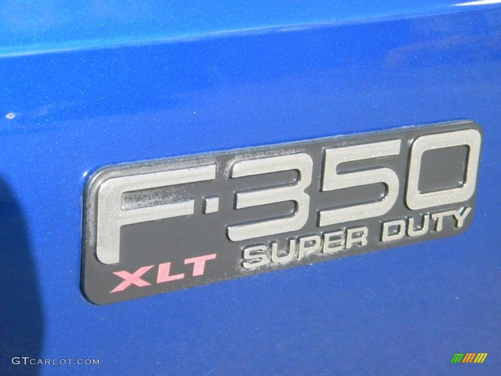 1999 F350 Super Duty XLT Crew Cab 4x4 Dually - Royal Blue Metallic / Blue photo #16