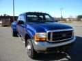 1999 Royal Blue Metallic Ford F350 Super Duty XLT Crew Cab 4x4 Dually  photo #21