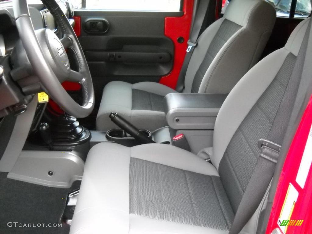 Dark Slate Gray/Medium Slate Gray Interior 2010 Jeep Wrangler Unlimited Rubicon 4x4 Photo #40626316