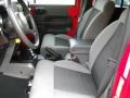 Dark Slate Gray/Medium Slate Gray 2010 Jeep Wrangler Unlimited Rubicon 4x4 Interior Color
