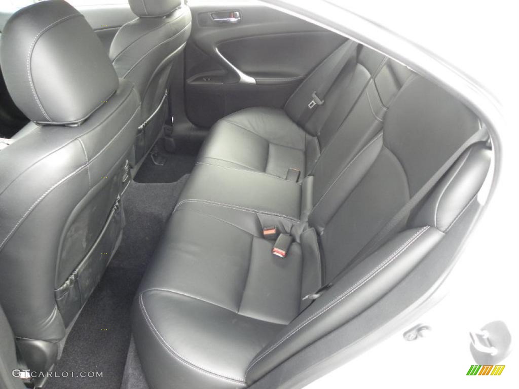 Black Interior 2010 Lexus IS 250 Photo #40626446