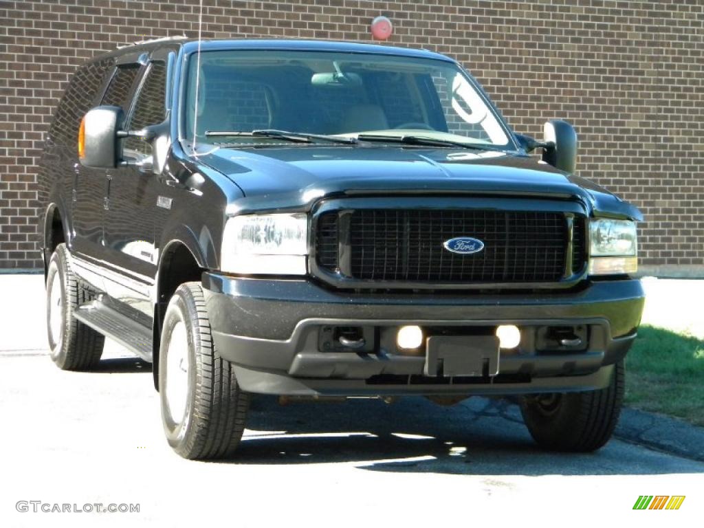 Black 2004 Ford Excursion Limited 4x4 Exterior Photo #40626458
