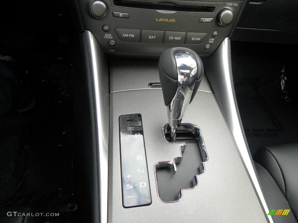 2010 Lexus IS 250 6 Speed Paddle-Shift Automatic Transmission Photo #40626654