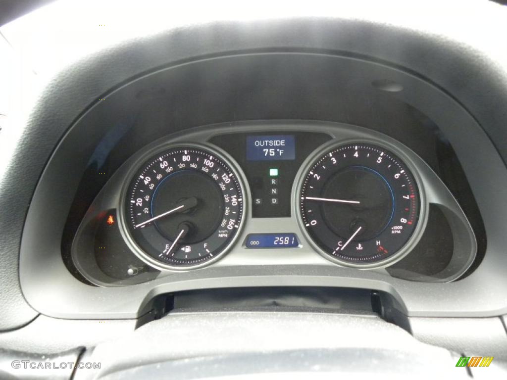 2010 Lexus IS 250 Gauges Photo #40626702