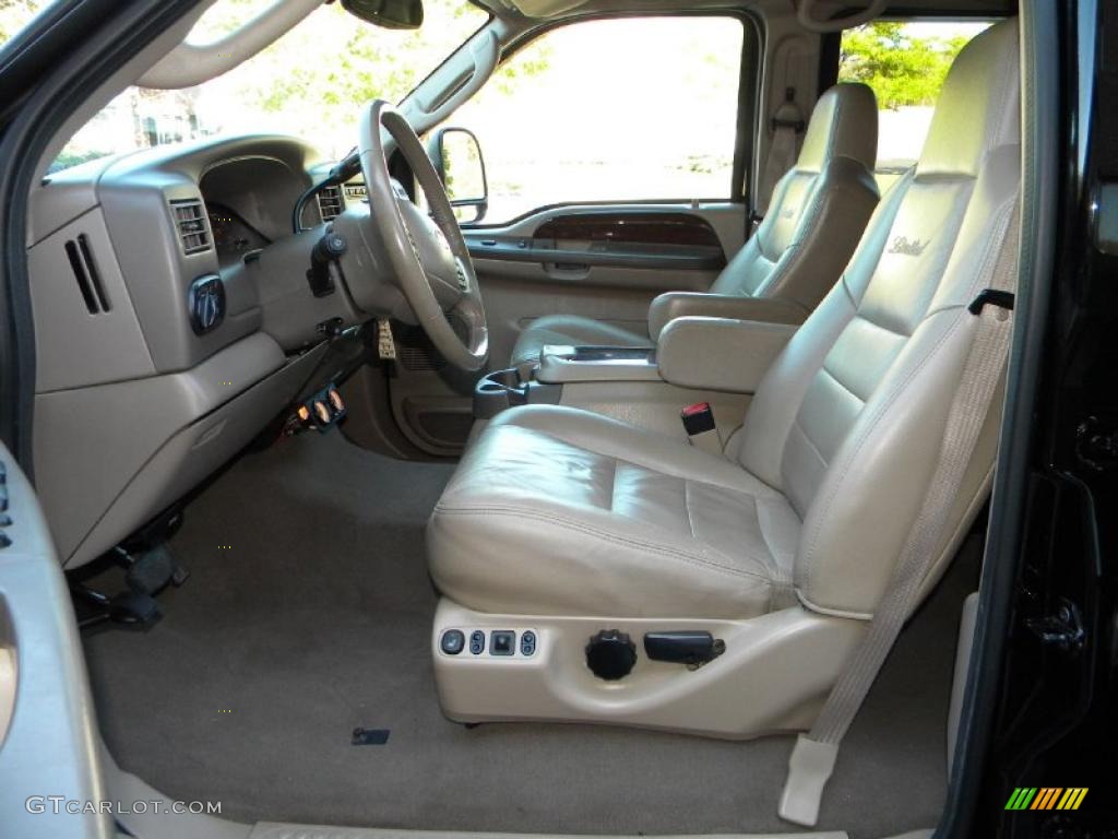 Medium Parchment Interior 2004 Ford Excursion Limited 4x4 Photo #40626923