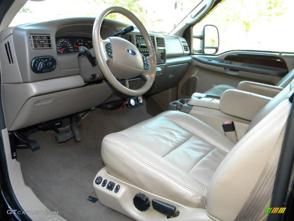 Medium Parchment Interior 2004 Ford Excursion Limited 4x4 Photo #40626938
