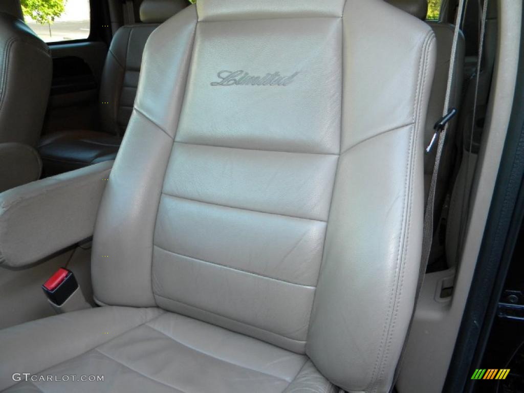 Medium Parchment Interior 2004 Ford Excursion Limited 4x4 Photo #40626990