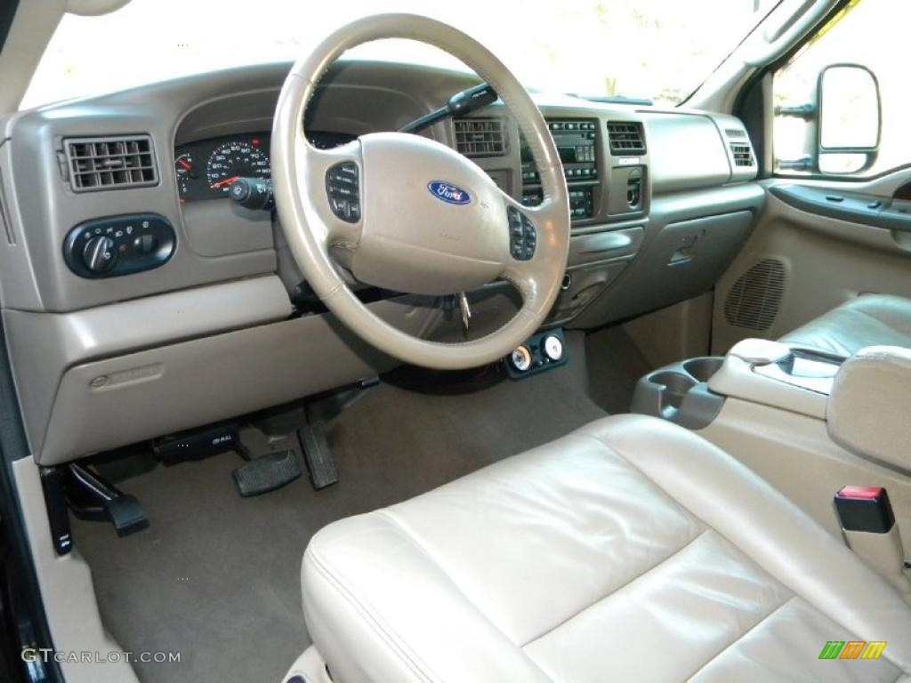 2004 Ford Excursion Limited 4x4 Medium Parchment Dashboard Photo #40627051