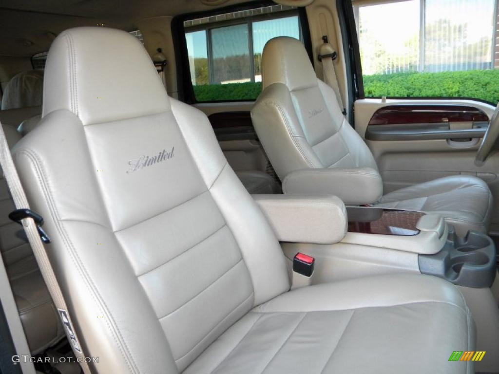Medium Parchment Interior 2004 Ford Excursion Limited 4x4 Photo #40627370