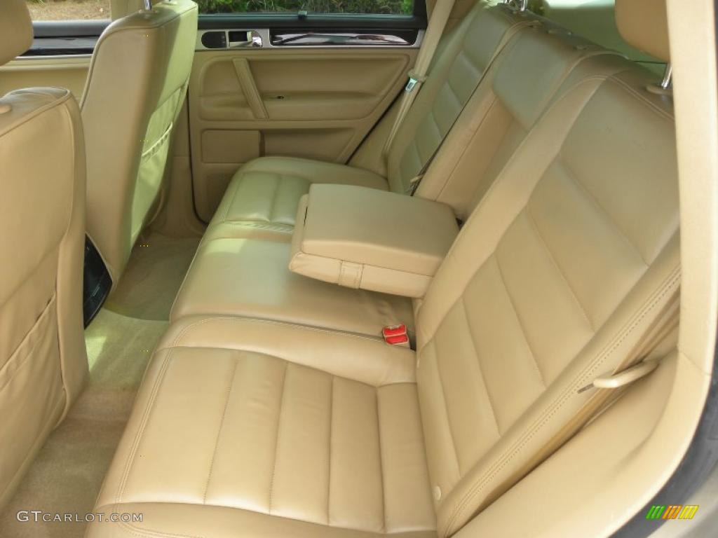 Pure Beige Interior 2004 Volkswagen Touareg V8 Photo #40627955