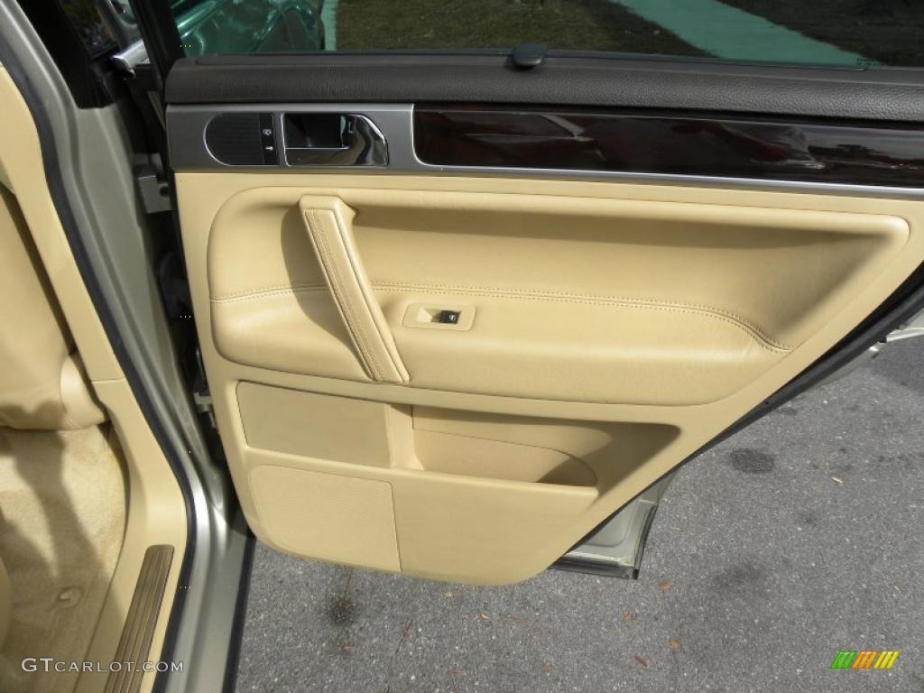 2004 Volkswagen Touareg V8 Pure Beige Door Panel Photo #40628026