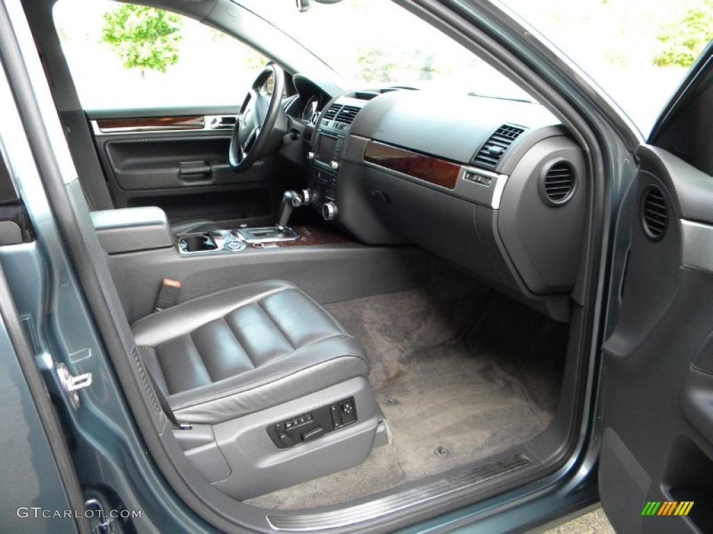 Anthracite Interior 2004 Volkswagen Touareg V10 TDI Photo #40628090