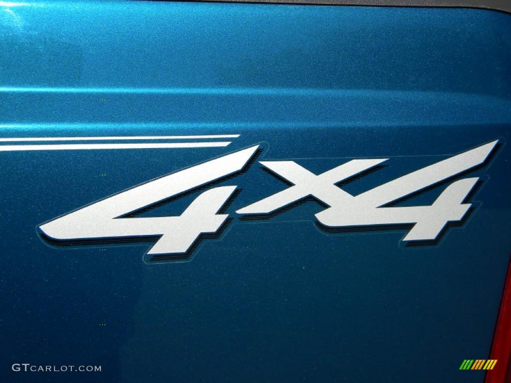 2000 F250 Super Duty XLT Regular Cab 4x4 - Island Blue Metallic / Medium Graphite photo #19