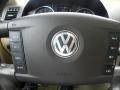 Pure Beige 2004 Volkswagen Touareg V8 Steering Wheel