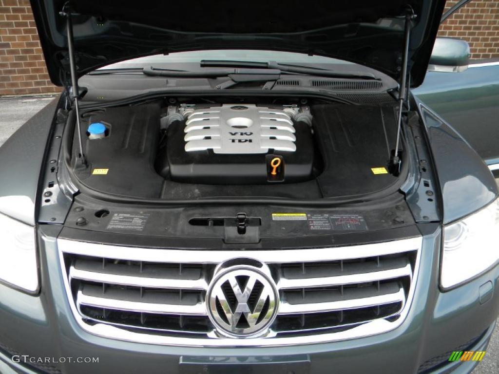 2004 Volkswagen Touareg V10 TDI 5.0 Liter TDI SOHC 20-Valve Turbo Diesel V10 Engine Photo #40628546