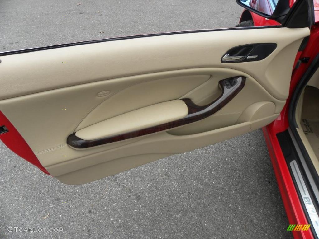 2006 3 Series 325i Convertible - Electric Red / Sand photo #5