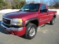 2005 Sport Red Metallic GMC Sierra 2500HD SLE Regular Cab 4x4  photo #4