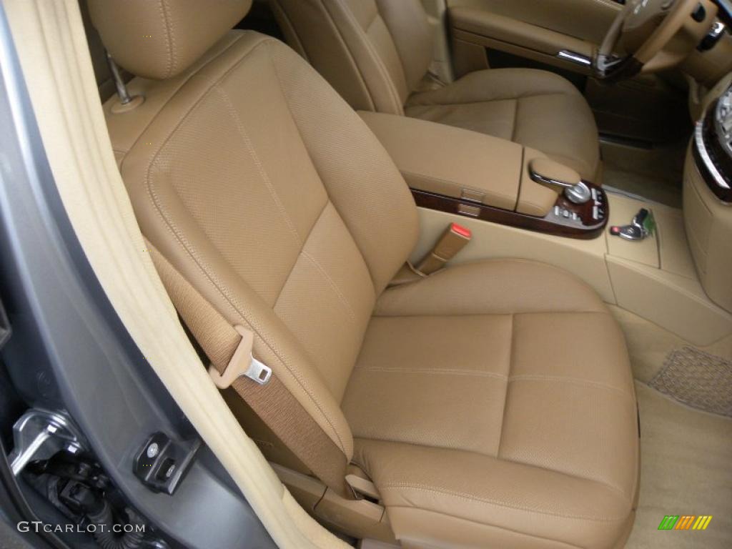 Cashmere/Savanna Interior 2008 Mercedes-Benz S 550 Sedan Photo #40629082