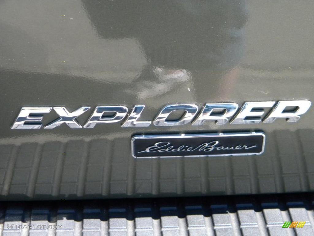 2004 Explorer Eddie Bauer 4x4 - Estate Green Metallic / Medium Parchment photo #27