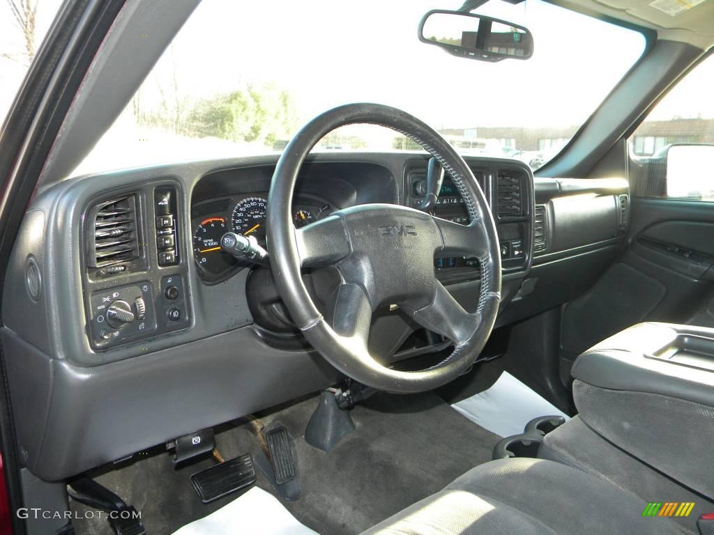 2005 Sierra 2500HD SLE Regular Cab 4x4 - Sport Red Metallic / Dark Pewter photo #33