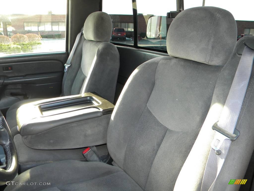 Dark Pewter Interior 2005 GMC Sierra 2500HD SLE Regular Cab 4x4 Photo #40629226