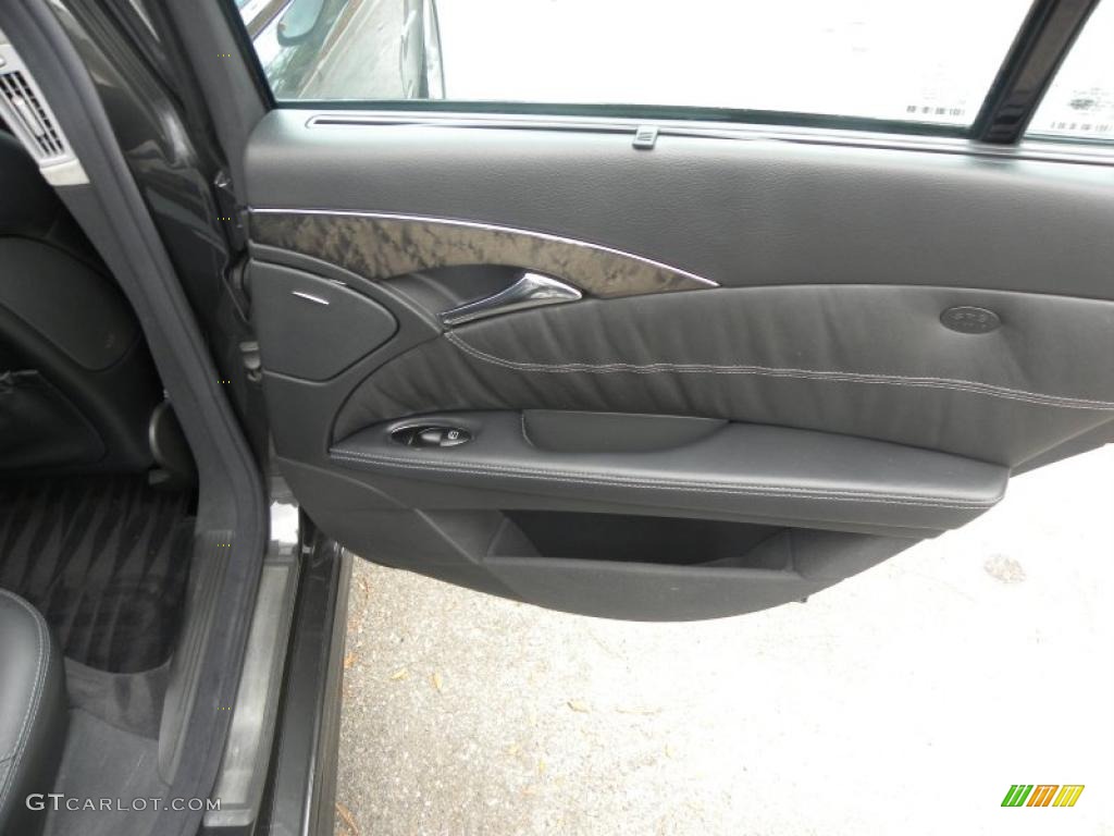 2004 Mercedes-Benz E 55 AMG Sedan Charcoal Door Panel Photo #40629586