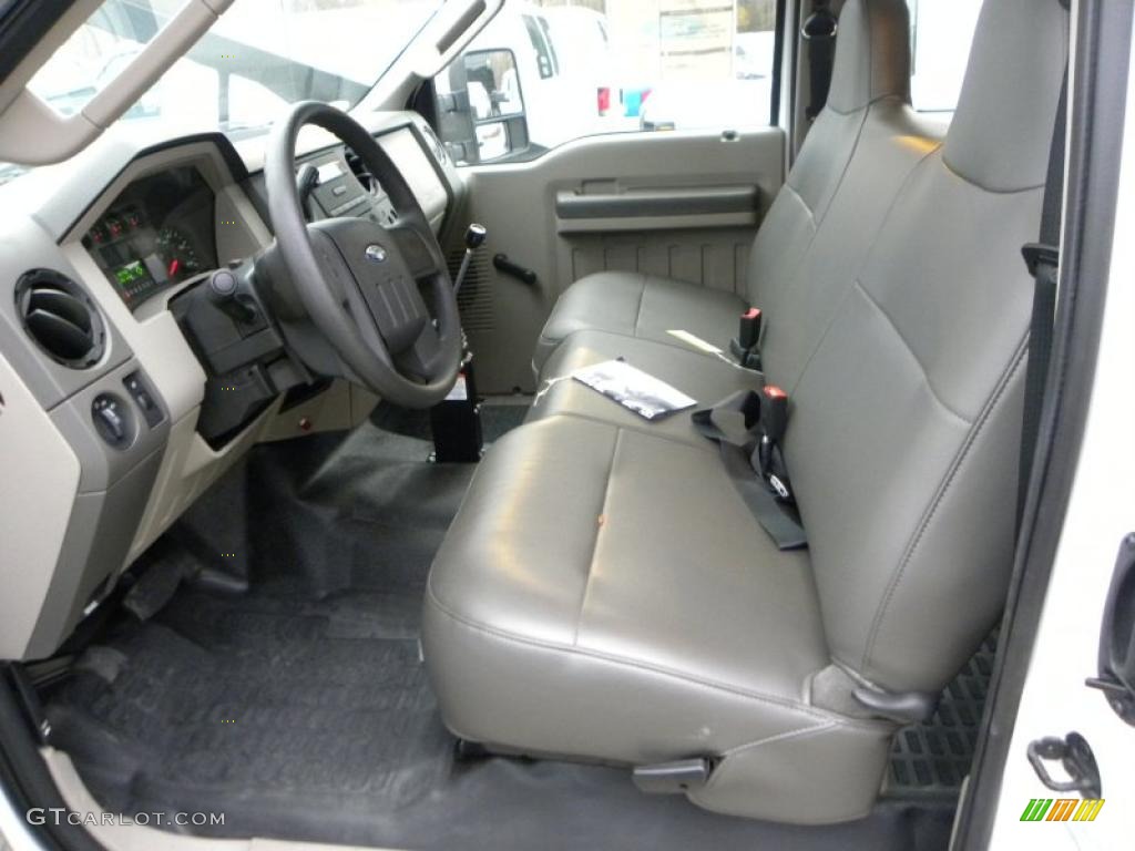 Medium Stone Interior 2010 Ford F450 Super Duty SuperCab Chassis Dump Truck Photo #40630378