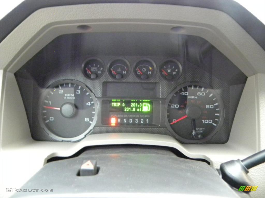 2010 Ford F450 Super Duty SuperCab Chassis Dump Truck Gauges Photo #40630412