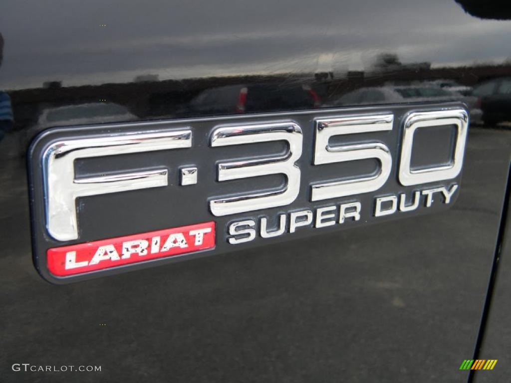 2001 Ford F350 Super Duty Lariat SuperCab 4x4 Marks and Logos Photo #40630546
