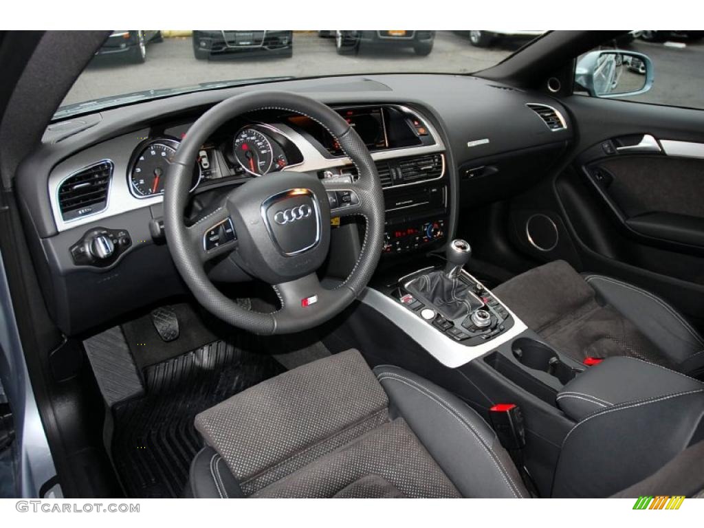 Black Interior 2010 Audi A5 2.0T quattro Coupe Photo #40630826