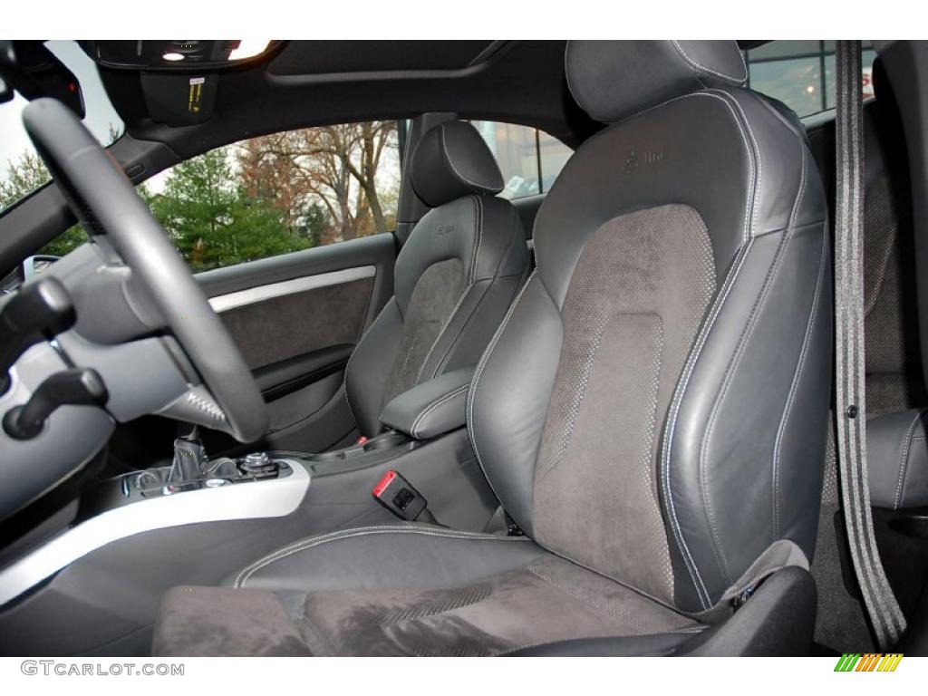 Black Interior 2010 Audi A5 2.0T quattro Coupe Photo #40630842