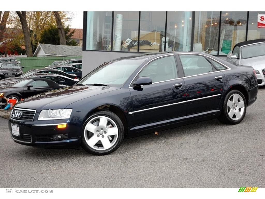 Night Blue Pearl 2005 Audi A8 4.2 quattro Exterior Photo #40631018