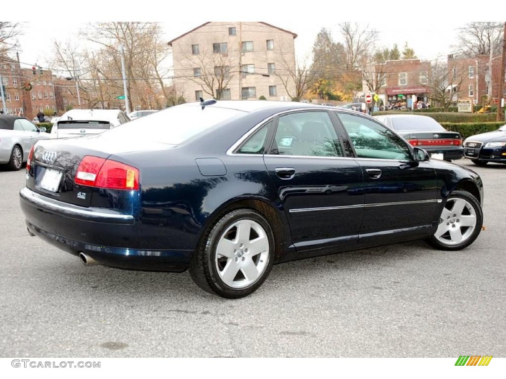 Night Blue Pearl 2005 Audi A8 4.2 quattro Exterior Photo #40631062