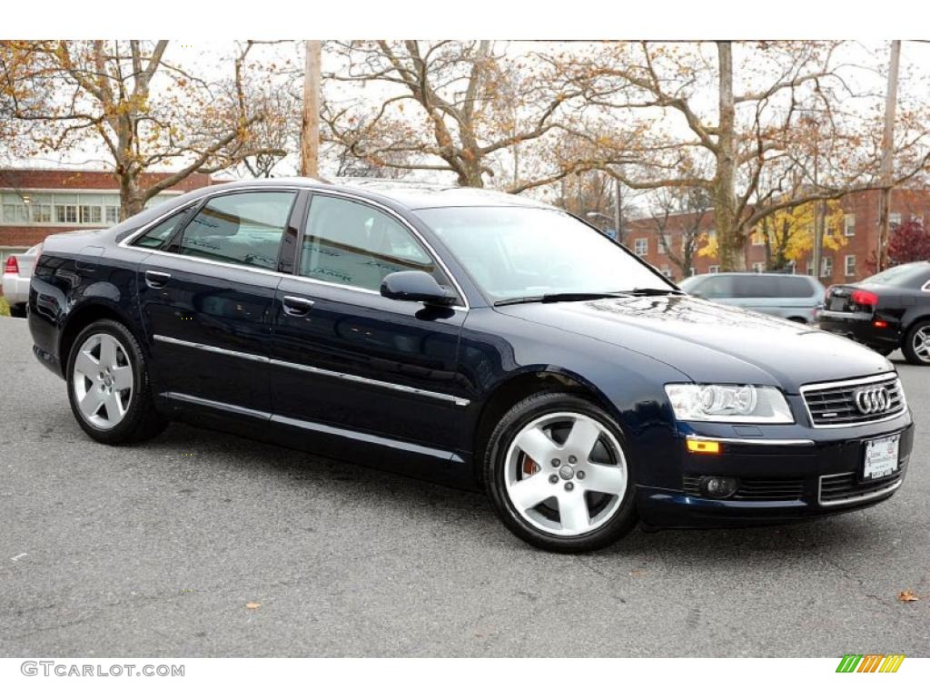Night Blue Pearl 2005 Audi A8 4.2 quattro Exterior Photo #40631110