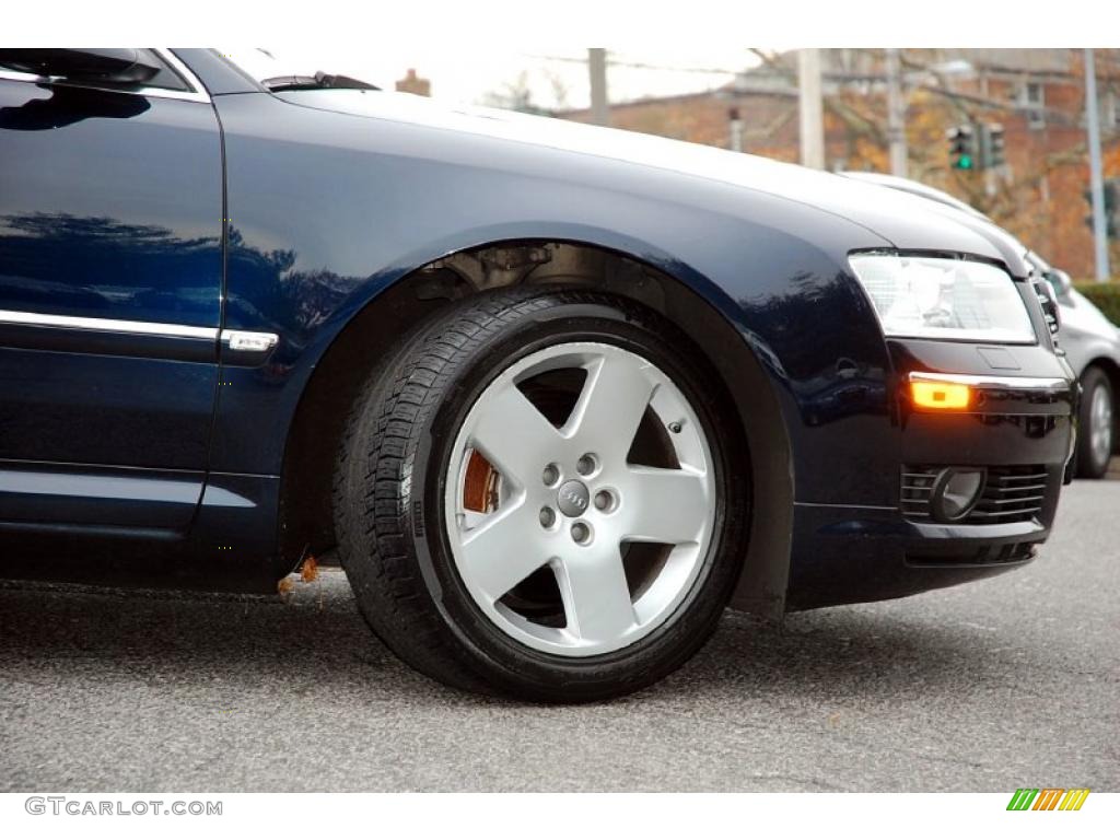 2005 A8 4.2 quattro - Night Blue Pearl / Platinum photo #9