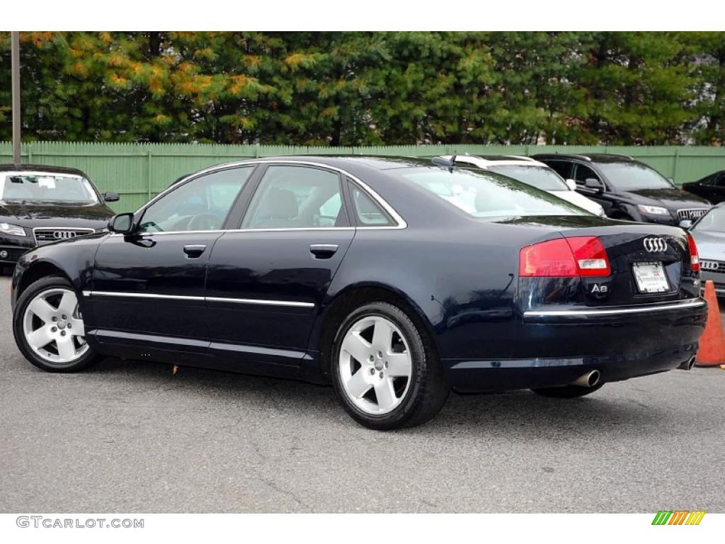 2005 A8 4.2 quattro - Night Blue Pearl / Platinum photo #11